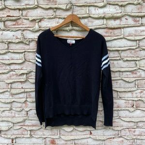 Basic Sleeve-Striped Sweater